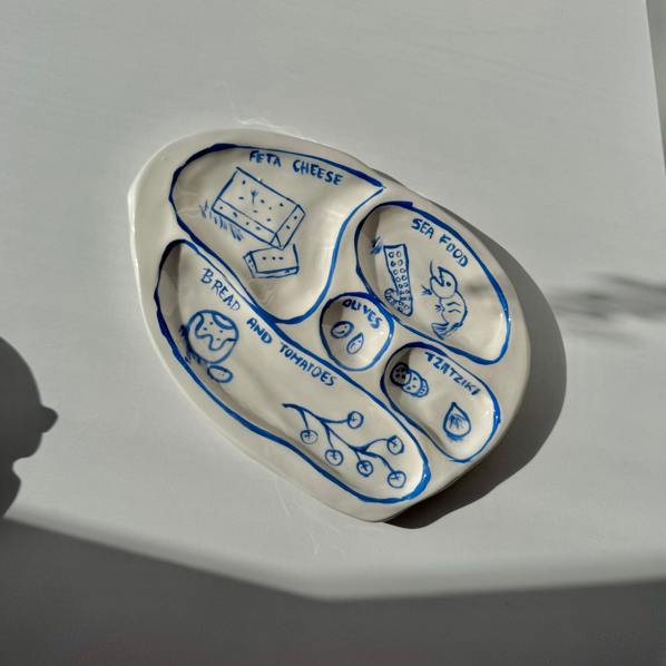 ''Seafood affair'' plate