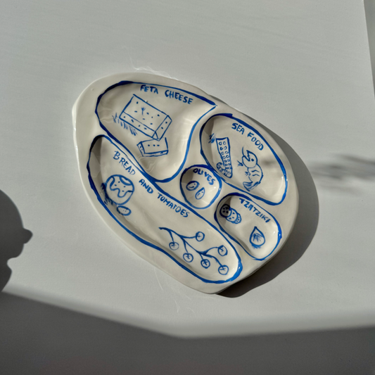 ''Seafood affair'' plate