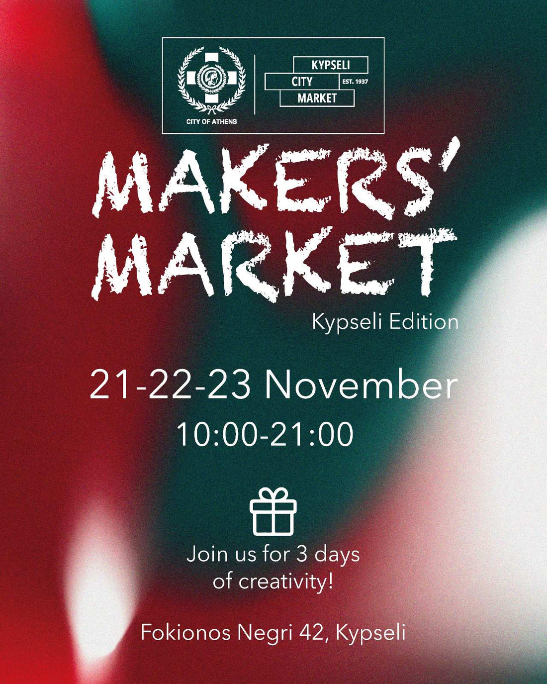 Makers' Market – Kypseli Edition!
