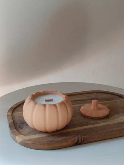Concrete Pumpkin Soy Candle