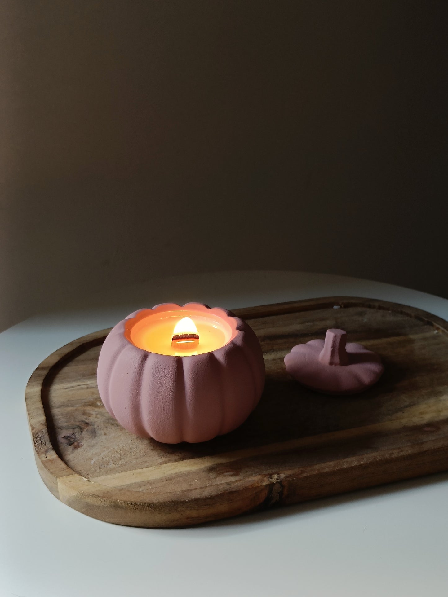 Concrete Pumpkin Soy Candle