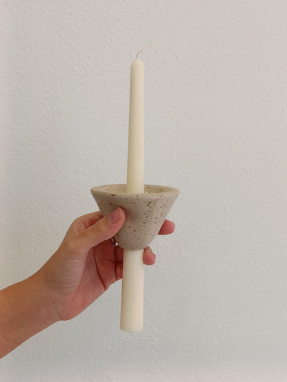 Ceramic Candle Holder Dubble Use