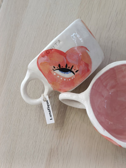 Ceramic double cappucino