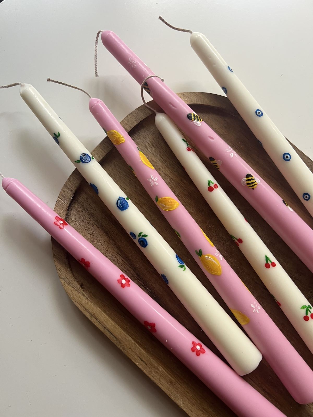 Handpainted Easter Candle