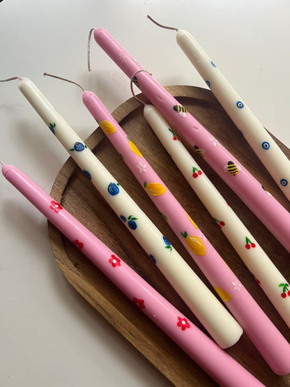 Handpainted Easter Candle