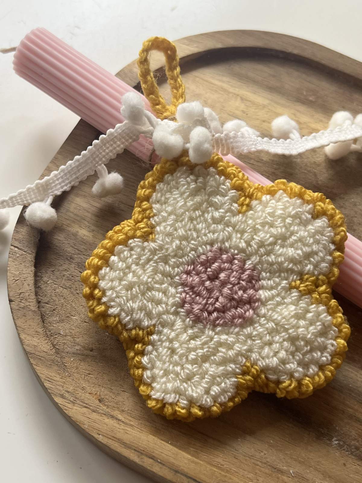 Flower/Butterfly Easter Candle