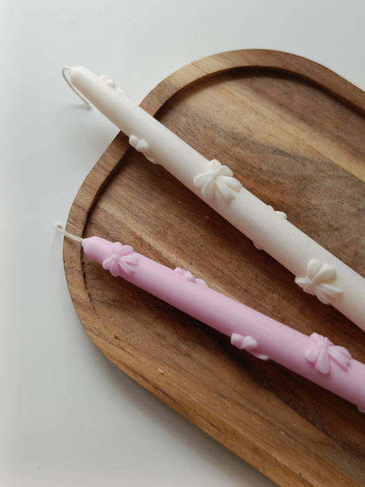 Bow Easter Candle