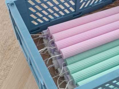 Easter Candles - Ραβδωτές