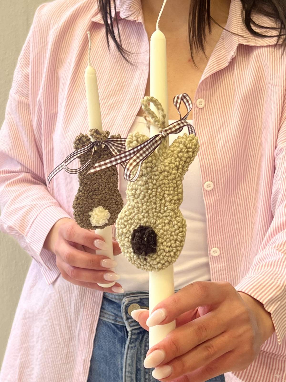 Bunny Easter Candle