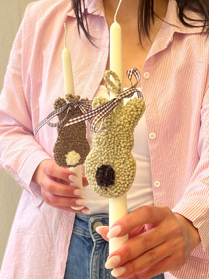 Bunny Easter Candle