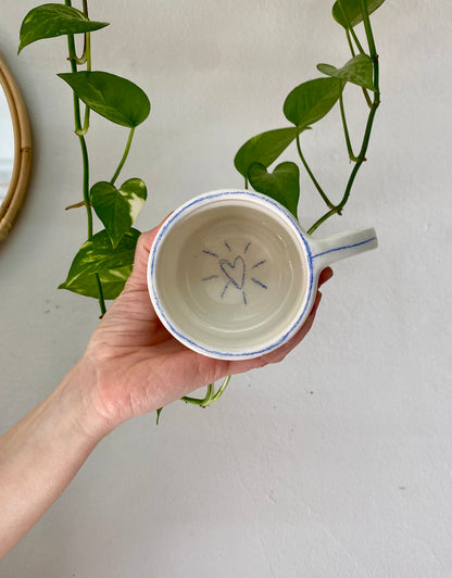 Ceramic mug | Soleil dans le coeur