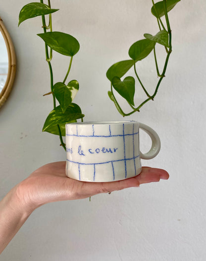 Ceramic mug | Soleil dans le coeur