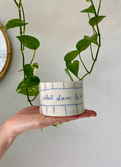 Ceramic mug | Soleil dans le coeur