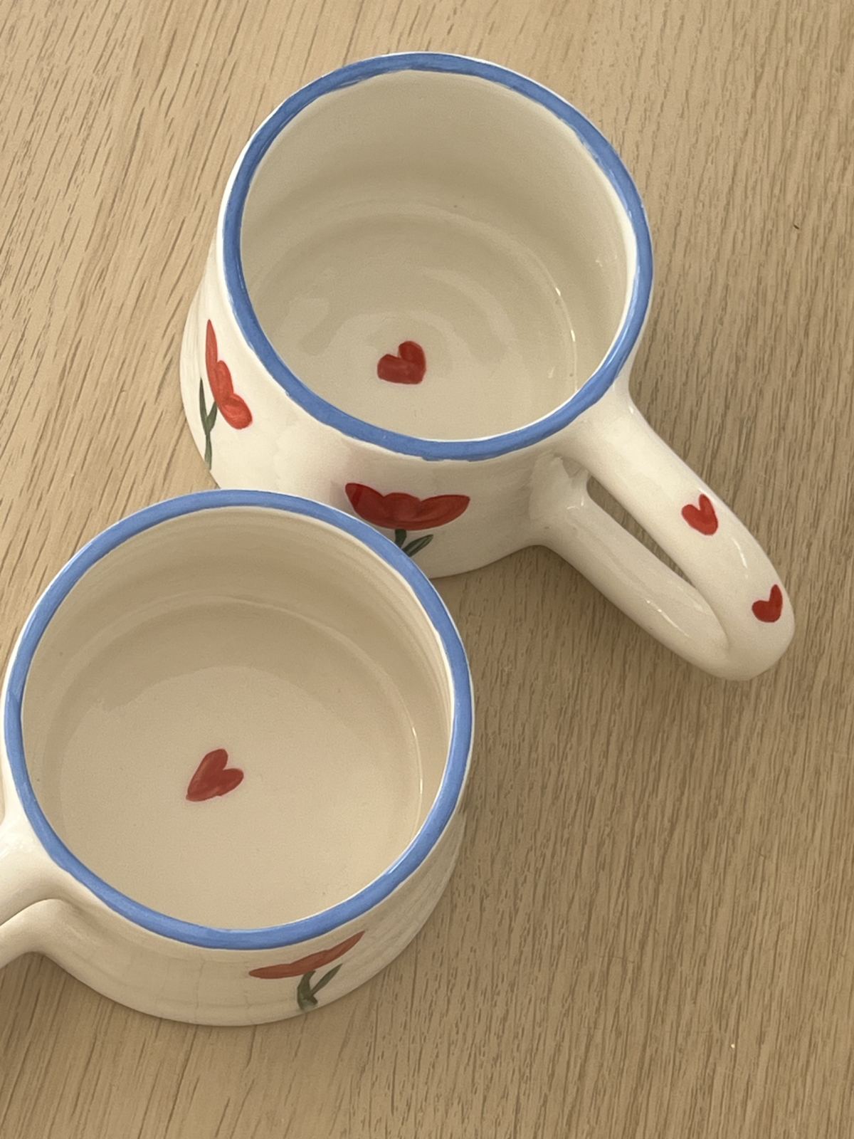 Ceramic mug | Red Flowers & Love