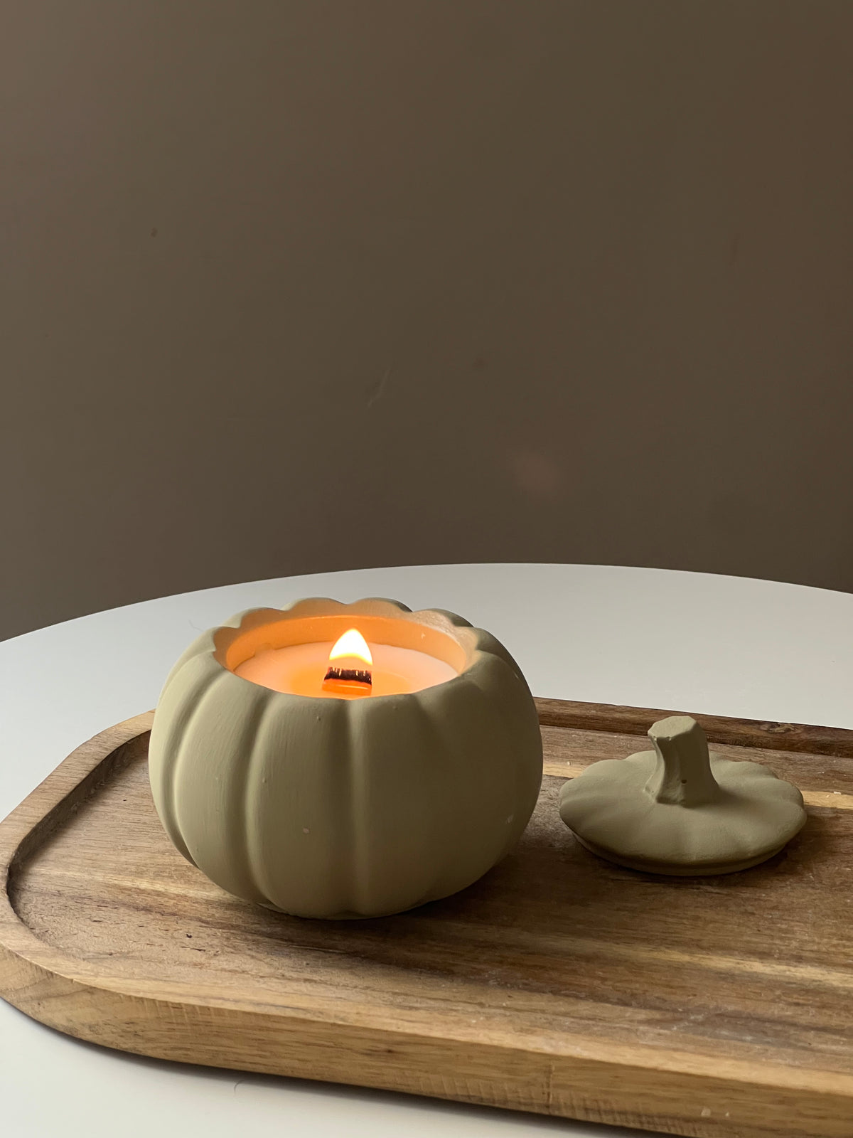 Concrete Pumpkin